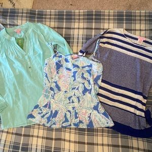 Lilly Pulitzer Lot of tops women’s size small